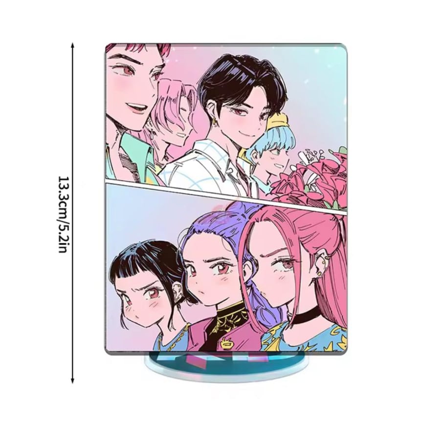 مجسم اكريلك ديمون هنتر - kpop demon hunters