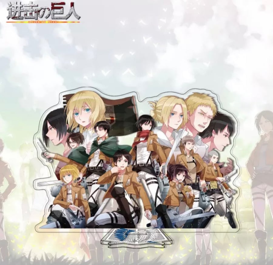 مجسم هجوم العمالقة اكريليك - attack on titan