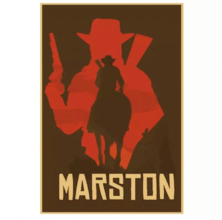 بوستر ريد ديد - red dead redemption