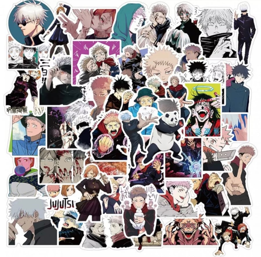ملصقات جوجوتسو - jujutsu kaisen