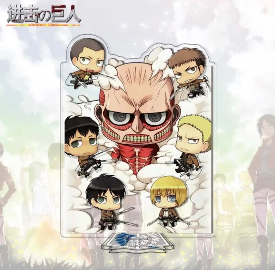 مجسم هجوم العمالقة اكريليك - attack on titan