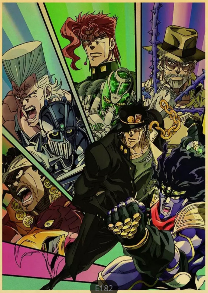 بوستر مغامرات جوجو العجيبة - jojo bizarre adventure