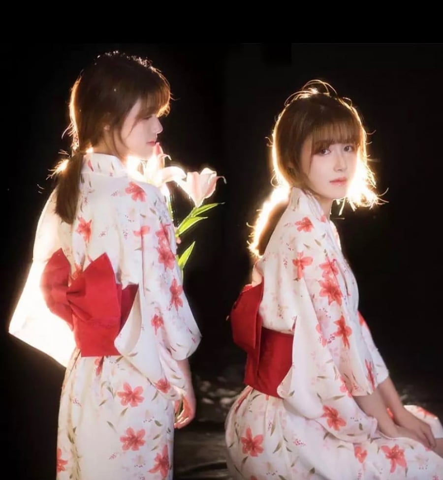 كيمونو ياباني طويل متنوع - kimono