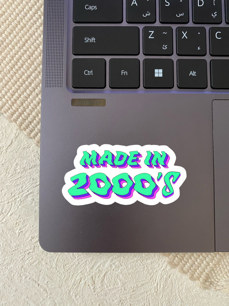 Sticker Made in 2000