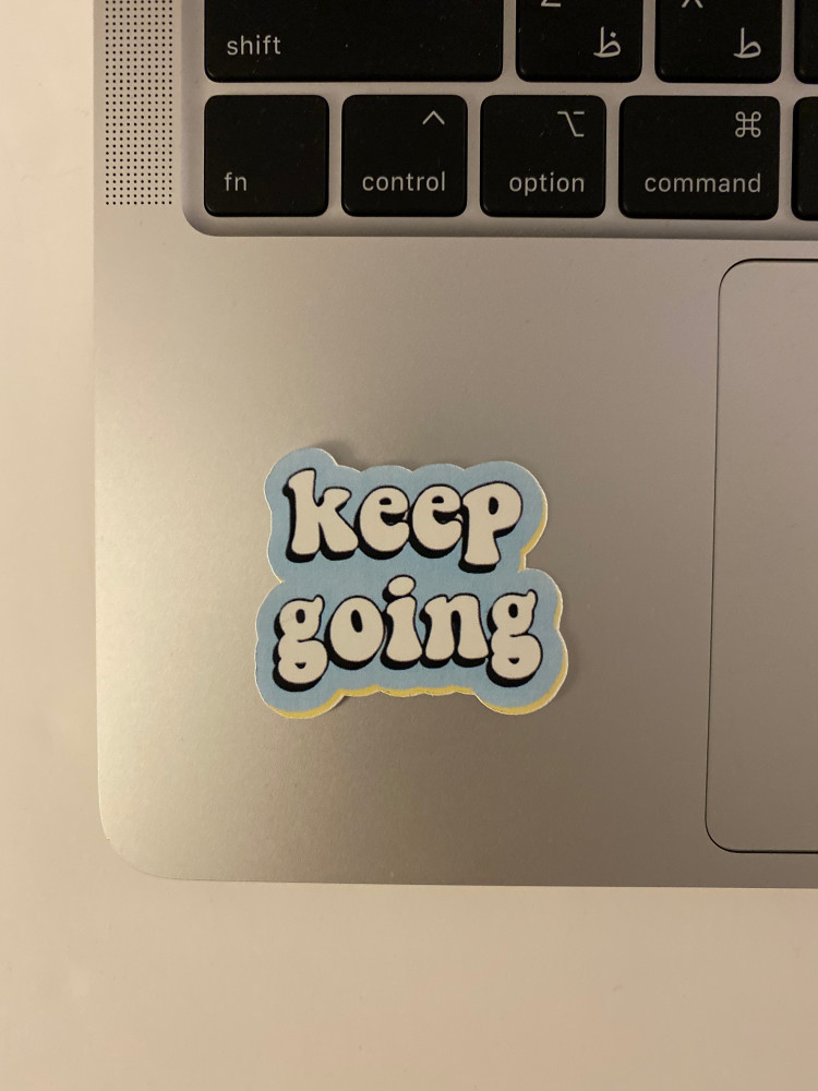 ستيكر keep going