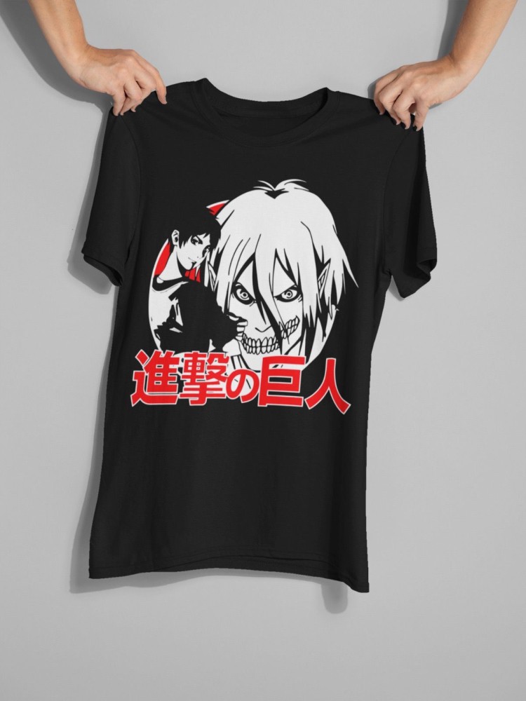 تيشيرت Attack on Titan تصميم آني ليونهارت بأسلوب مميز