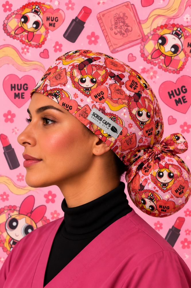 powerpuff 7  Ponytail Cap