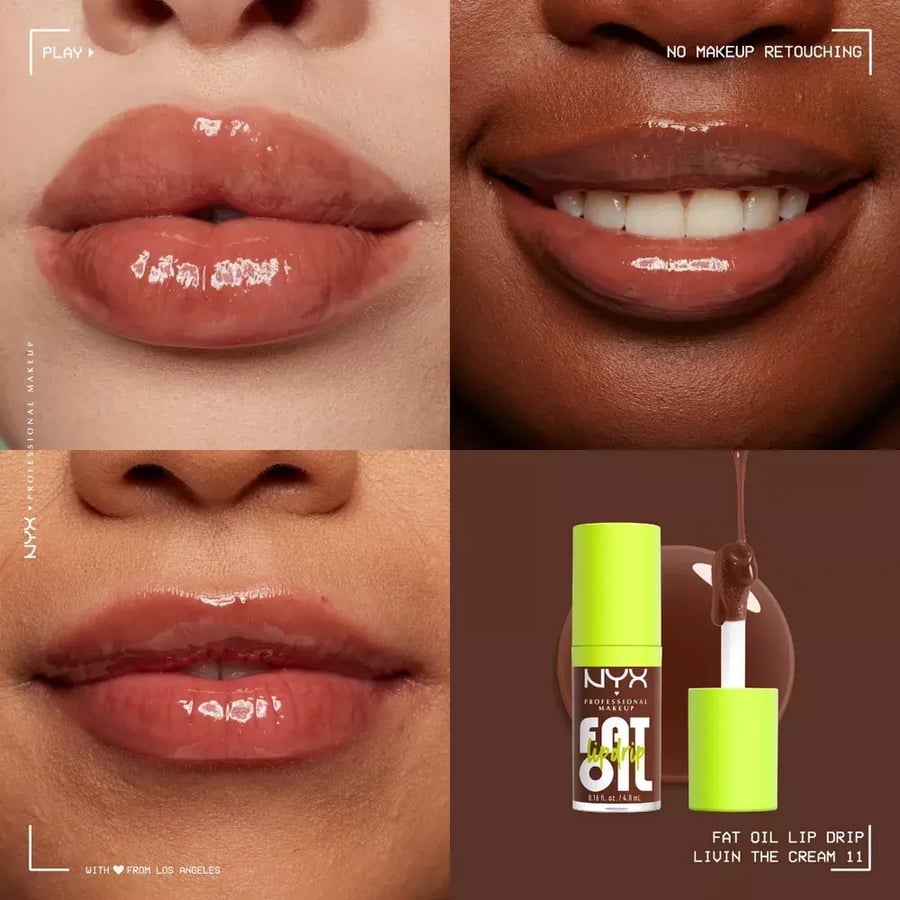 نيكس قلوس ملمع شفاه فات اويل دريب - Livin’ the Cream 11