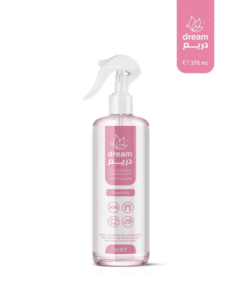 معطر الجو والمفارش  برائحة سوفت من دريم - 370مل