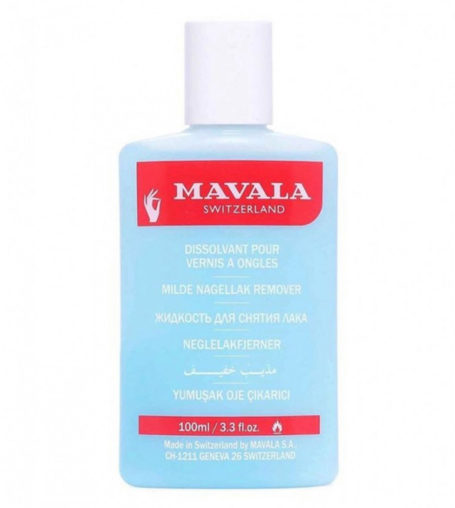 مافالا مزيل طلاء اظافر خفيف 100 مل+مافالا ستوب للتوقف عن قضم الأظافر 10 مل Mavala Stop