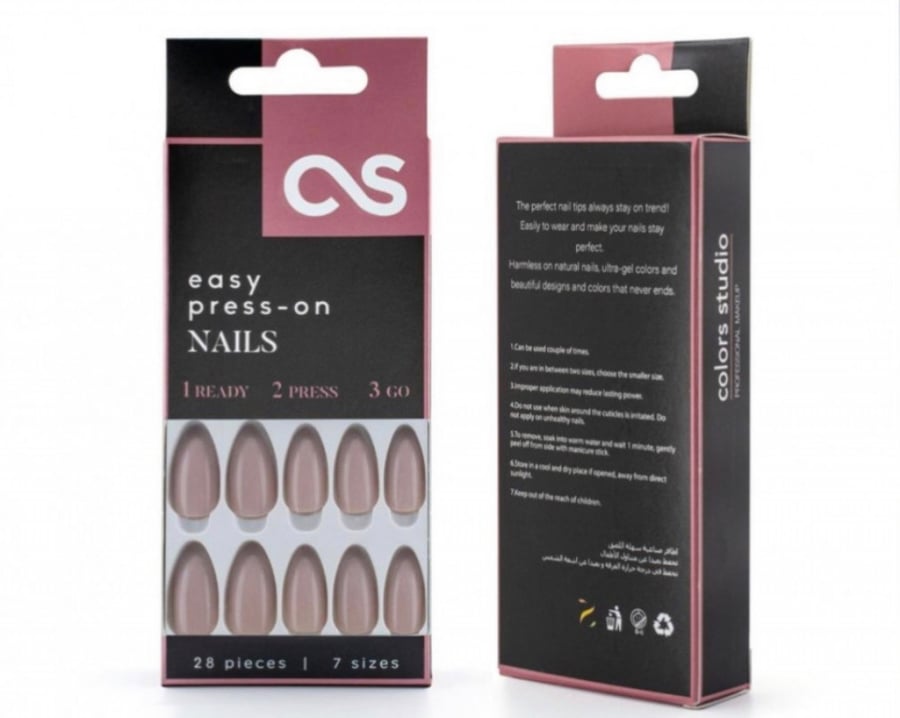 اظافر صناعية 28 قطعة COLORS STUDIO NAILS TN22