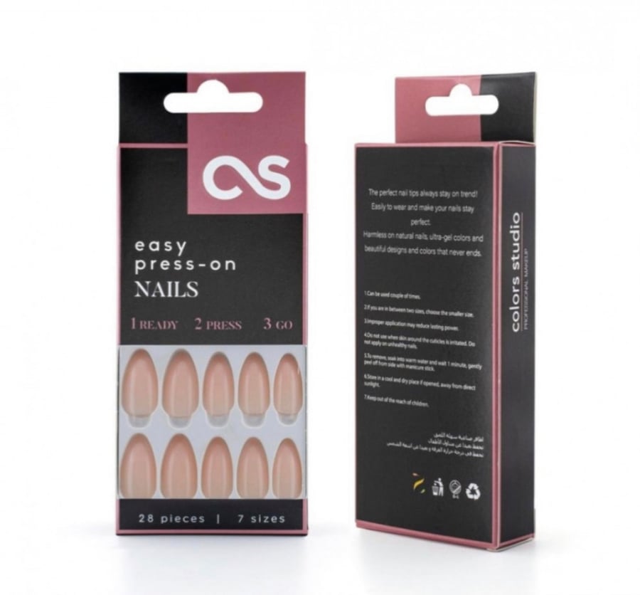 اظافر صناعية 28 قطعة COLORS STUDIO NAILS TN04