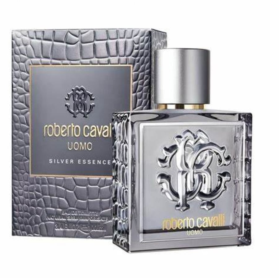 عطر روبرتو كافالي أومو سيلفر إيسنس اودو تواليت
