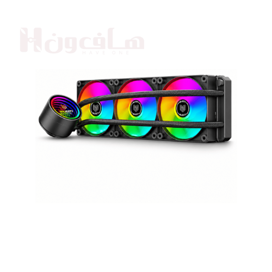 مبرد معالج سائل ماجستي Majesty CLD-302 360mm ARGB أسود مع مرآة لا نهائ