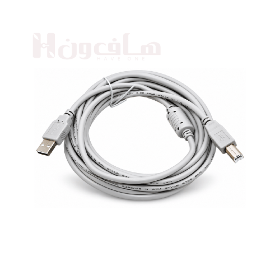 كيبل طابعة USB 2.0 سمارت لينك SMARTLINK بطول 5 متر USB-A إلى USB-B ثلج