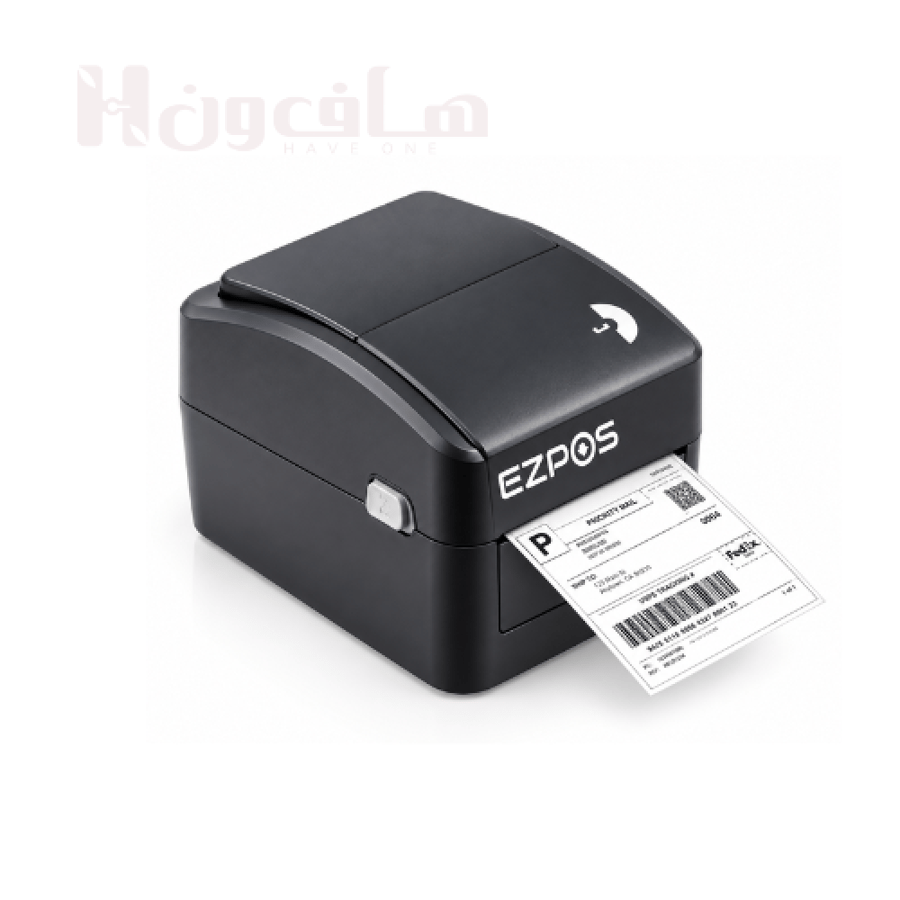 طابعة باركود حرارية إيزي بوس EZPOS EZ-LP001 مقاس 4 إنش باتصال USB وإيث