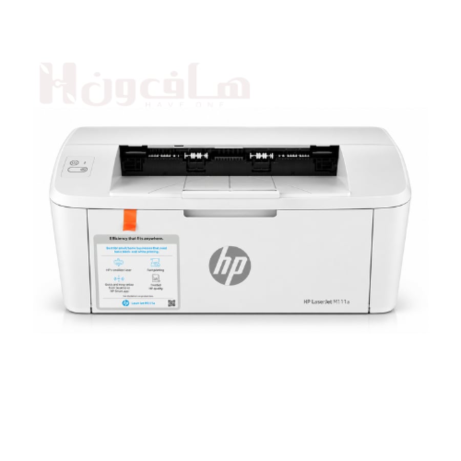طابعة HP LaserJet M111a ليزر أبيض وأسود بمنفذ USB باللون الأبيض موديل