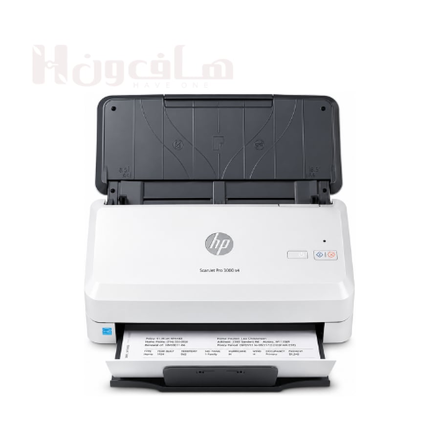ماسح ضوئي مستندات اتش بي HP ScanJet Pro 3000 s4 رقم 6FW07A بسرعة 40 صف