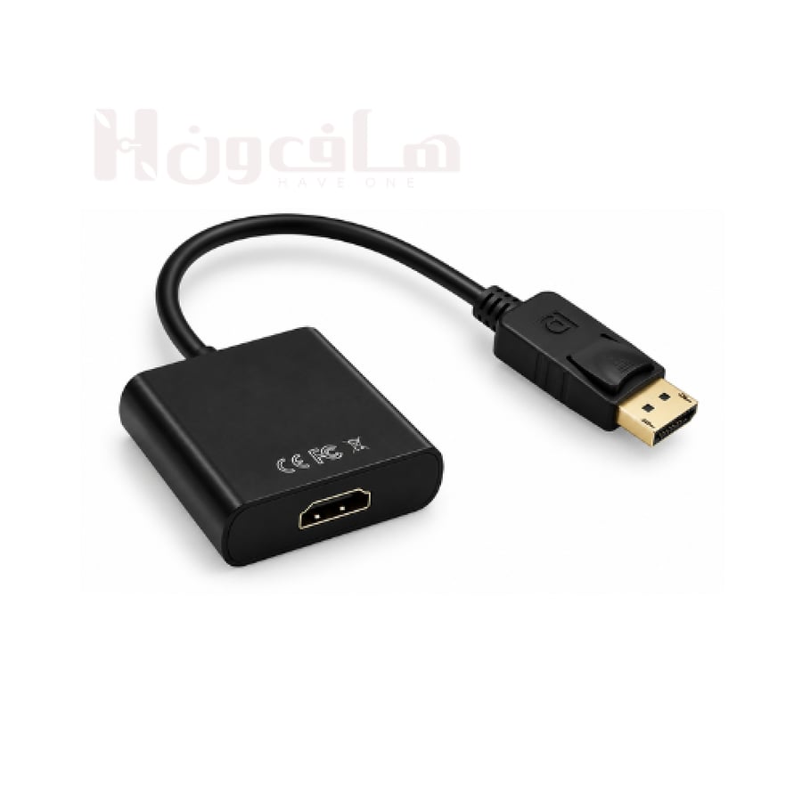 محول DisplayPort إلى HDMI بدقة 1080P موديل ZN296500 أسود