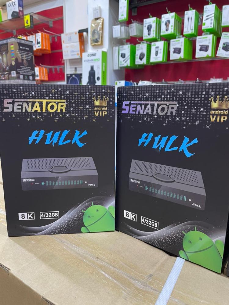 رسيفر سيناتور هولك فوركيه الاصدار الجديد 2026 اندرويد فايف جي SENATOR HULK ANDROID 4K 5G