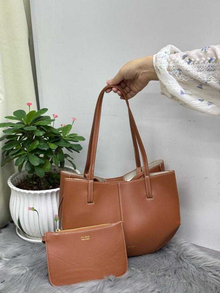 Polène Large Tote Bag With Pouch