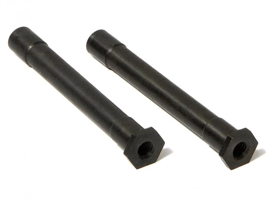 #86090 - STEERING CRANK POST 6x49mm (BLACK/2pcs)