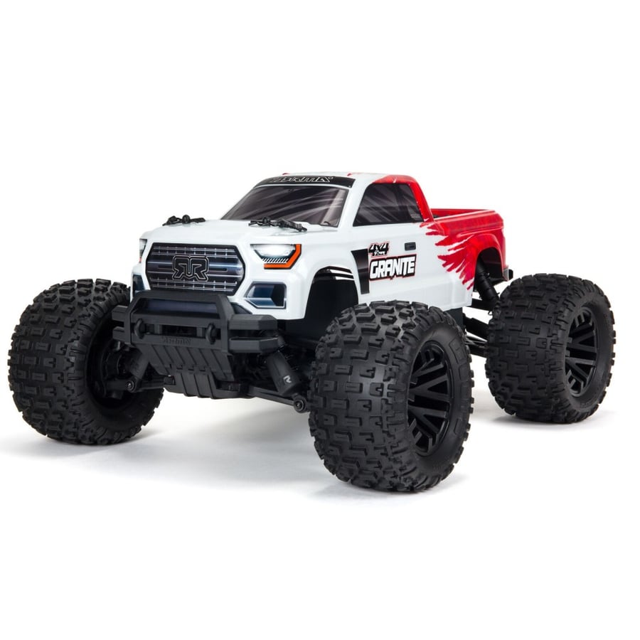 1/10 GRANITE 4WD V3 MEGA 550 Brushed Monster Truck RTR, Red