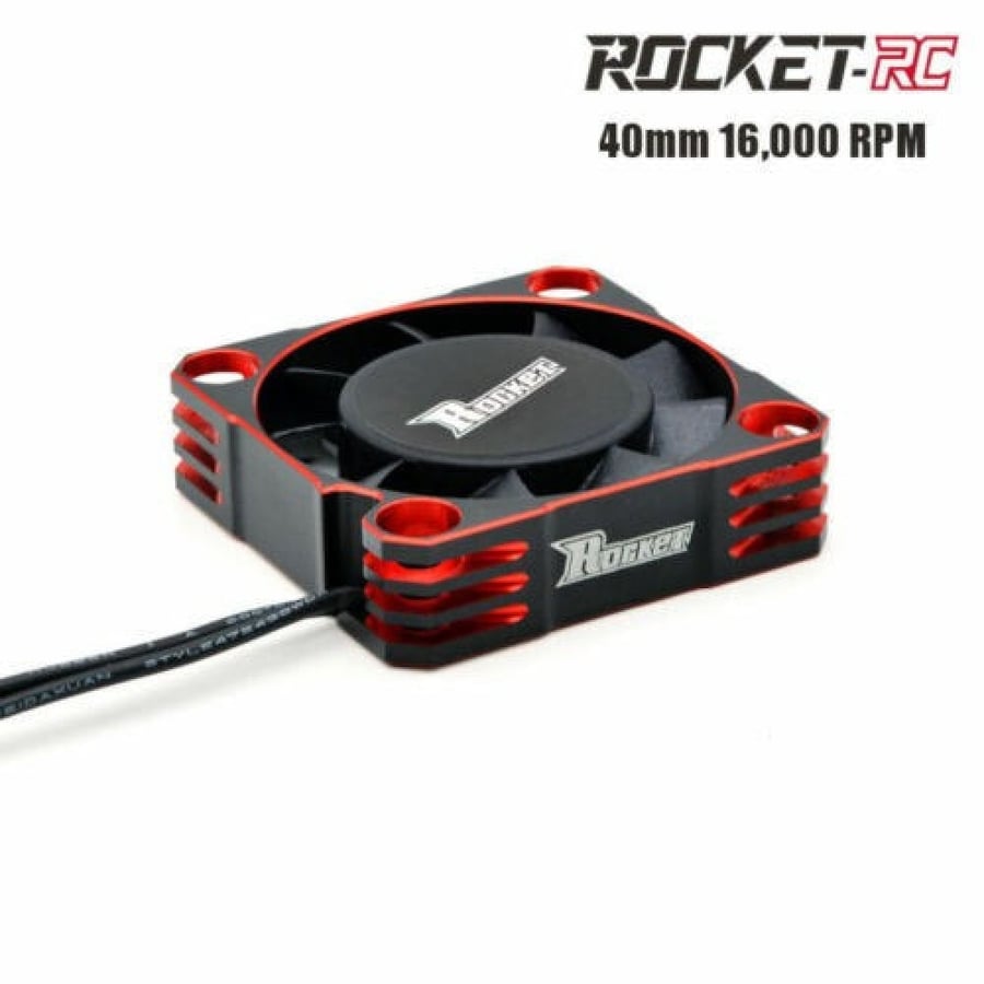 V2 type Aluminum 40*40*10 16000RPM cooling fan (Red&Black) for motor