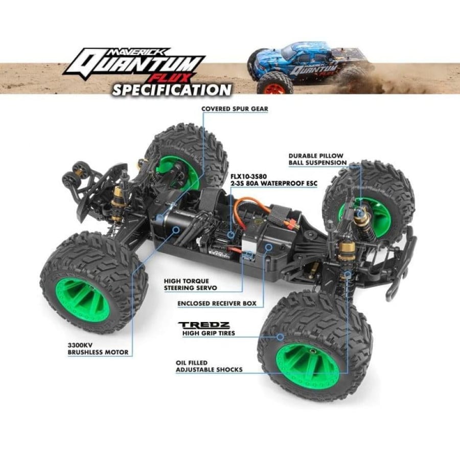 Quantum XT Flux 80A 1/10 4WD Tru 150208
