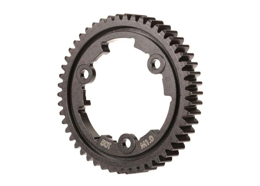 6443 50-Tooth Wide-Face Machined-Steel Spur Gear (1.0)
