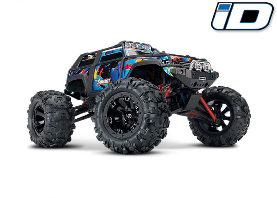 Traxxas 7023 Blue-Anodized Aluminum Bulkhead Tie Bars, Front and Rear