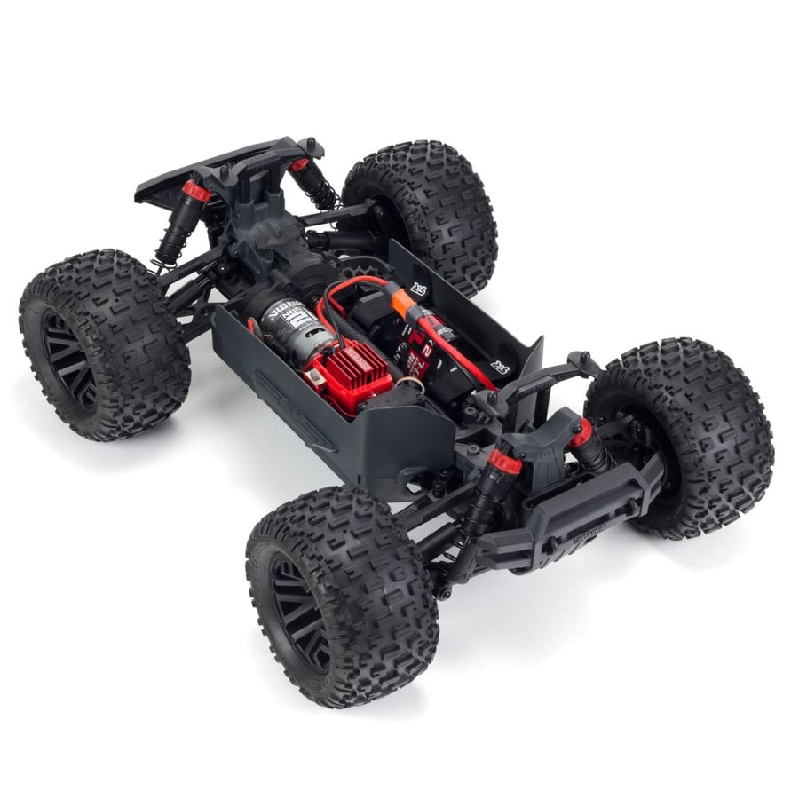 1/10 GRANITE 4WD V3 MEGA 550 Brushed Monster Truck RTR, Red