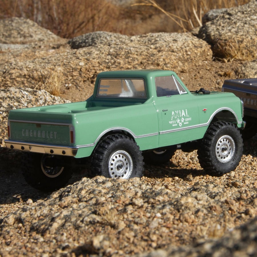 AXI00001T2 SCX24 1967 Chevrolet C10 1/24 4WD-RTR, Dark Silver