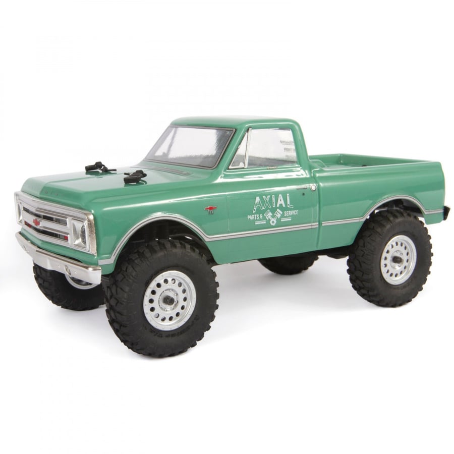 AXI00001T2 SCX24 1967 Chevrolet C10 1/24 4WD-RTR, Dark Silver