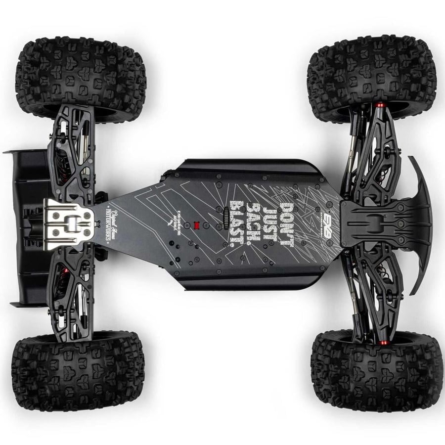 ARA8708V6T1 1/8 KRATON 6S EXB 4X4 RTR Brushless Speed Truck, BLACK