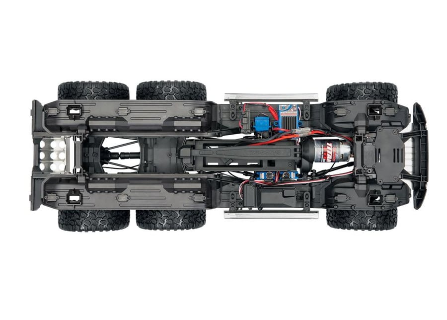 Traxxas TRX-6 1/10 6x6 Trail Crawler w/Mercedes-Benz G 63 AMG Clipless Body (BLACK) w/TQi 2.4GHz Radio