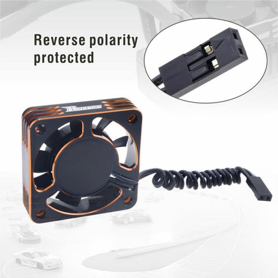 V2 type  Aluminum 40*40*10 16000RPM cooling fan (Orange&Black) for  motor