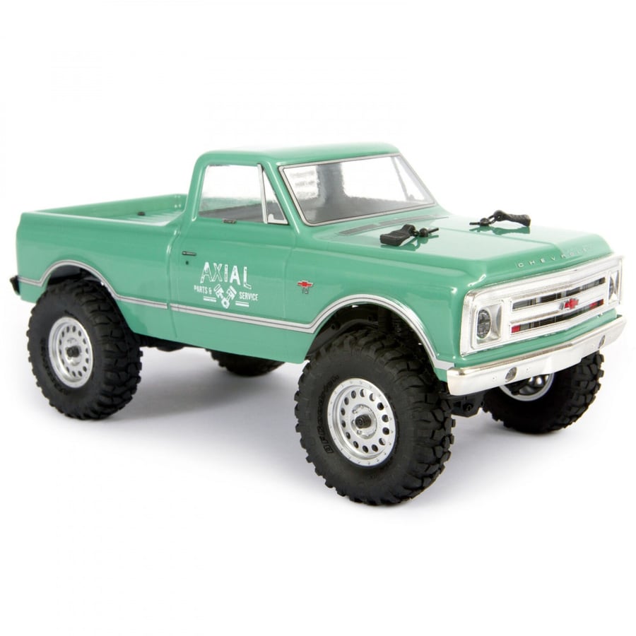 AXI00001T2 SCX24 1967 Chevrolet C10 1/24 4WD-RTR, Dark Silver