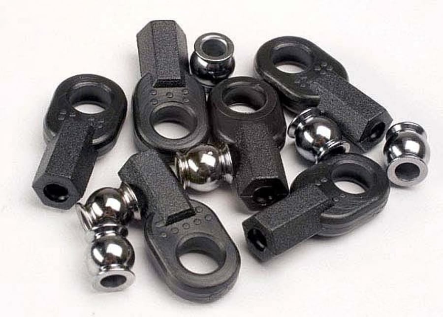 Traxxas 2742 Rod Ends and Ball Connector, Set of 6