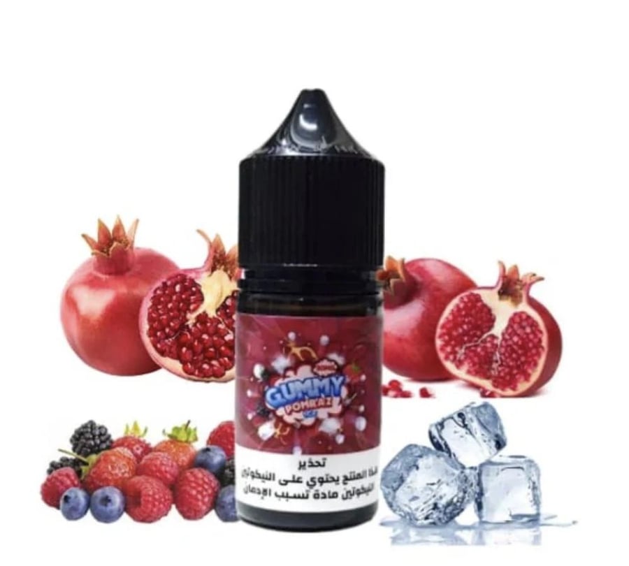 نكهة سولت قمي رمان توت ايس GUMMY Pomraz ICE Salt Nic