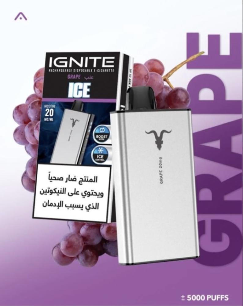 سحبة اجنايت 40000 موشه عدة نكهات IGNITE 40,000 PUFFS
