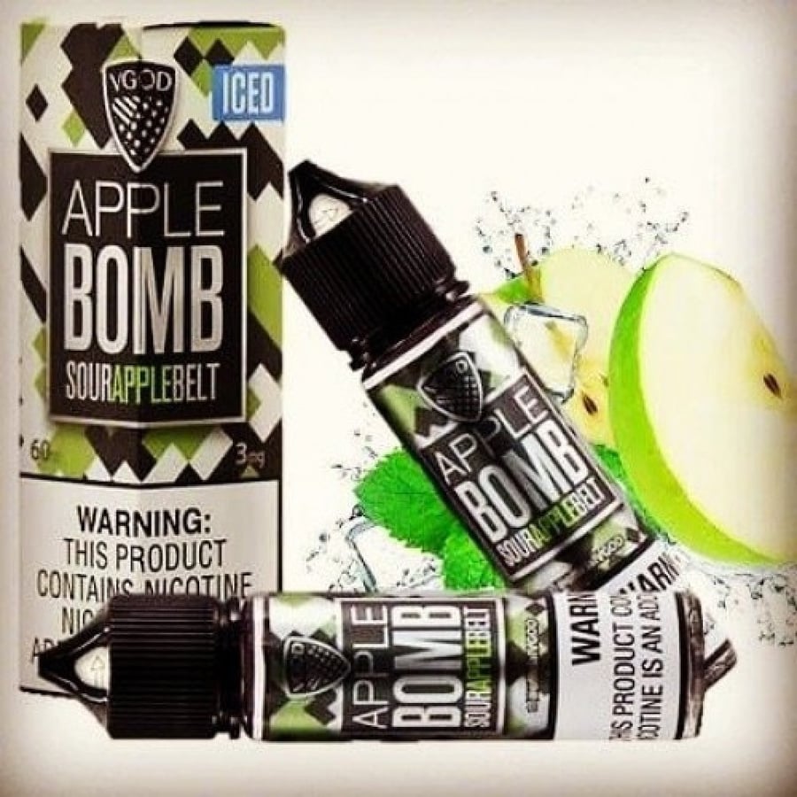 نكهة فيب قنبلة التفاح الحامض VGOD APPLE BOMB Sour Apple Belt‏