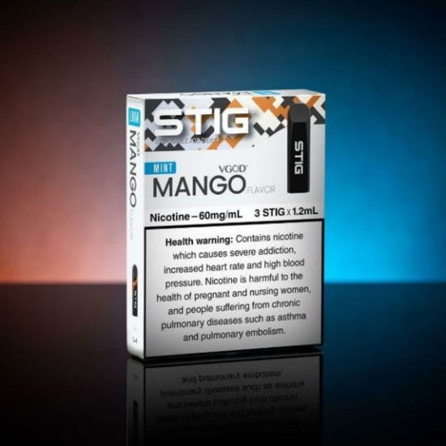 سSTIGحبة جاهزه ستيج مانجو نعناع من فيقود vgod mango mint STIG VGOD