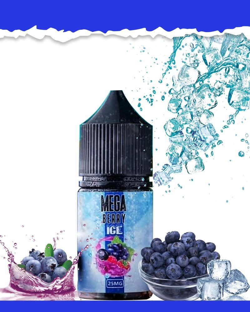 نكهه ميقا بيري ايس سولت نيكوتين MEGA BERRY ICE Salt