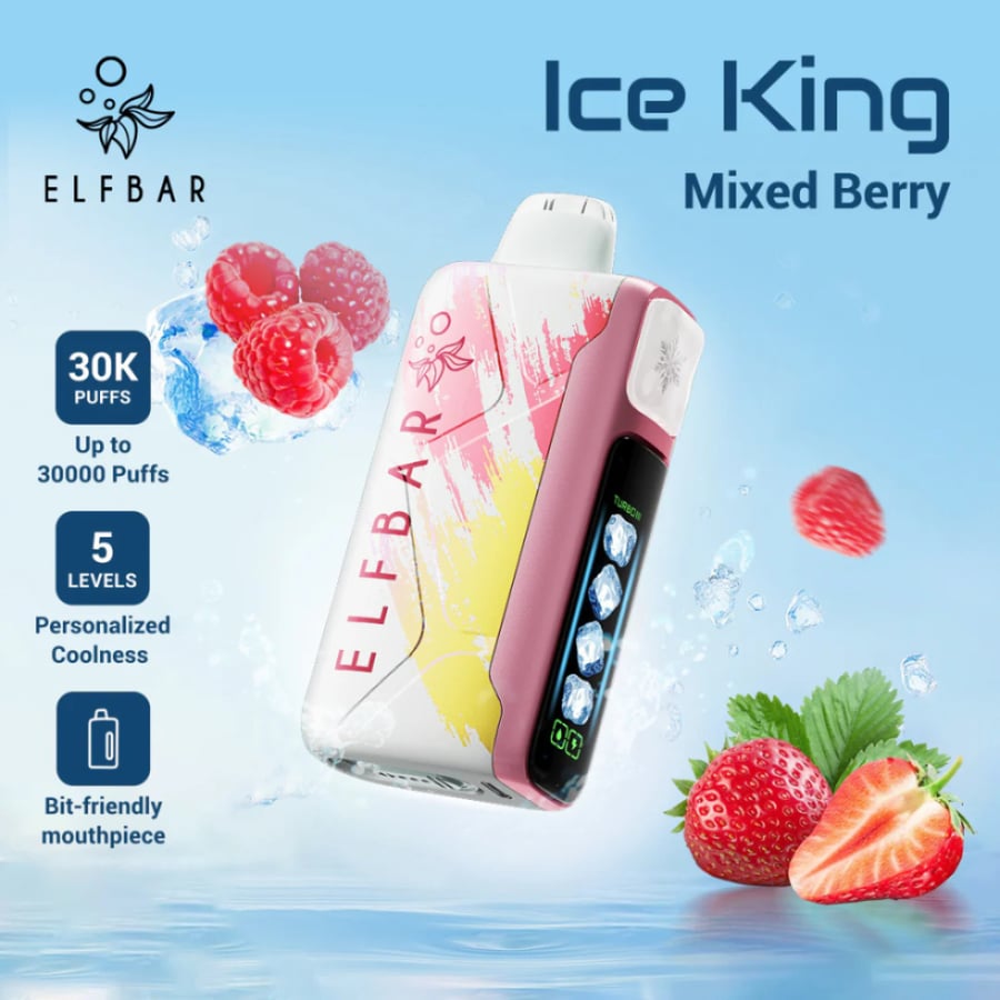 إلف بار آيس كينق 30000 سحبة | ELFBAR ICE KING 30K