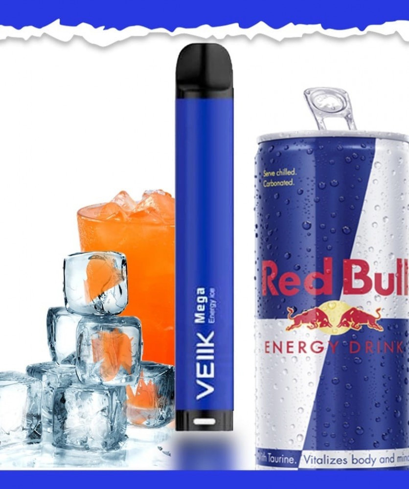 مشروب طاقةVEllK Energy ice 800 puff مشروب طاقة منعش