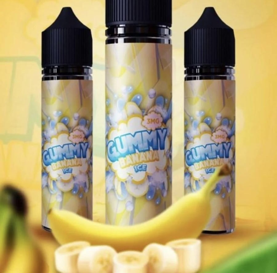 نكهة قمي موز آيس 60 مل | GUMMY Banana Ice 60ML