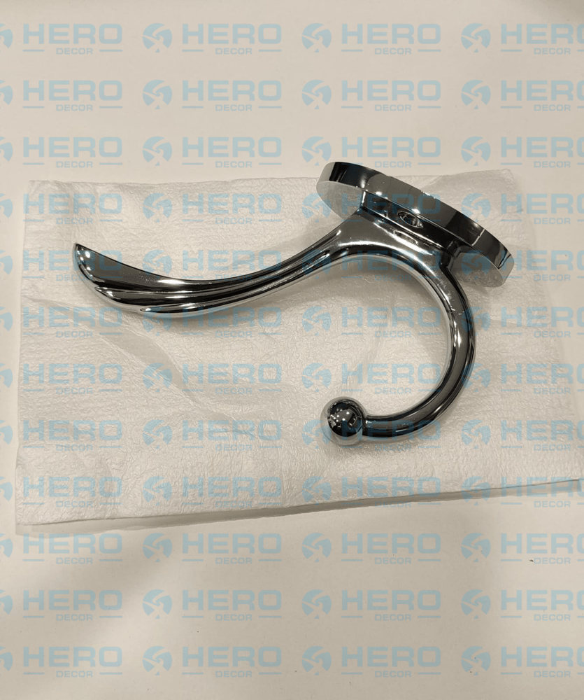 HOK1S-216 - علاقة ملابس ( 1 علاق ) لون فضي لامع كرتون 40 حبه wh-676
