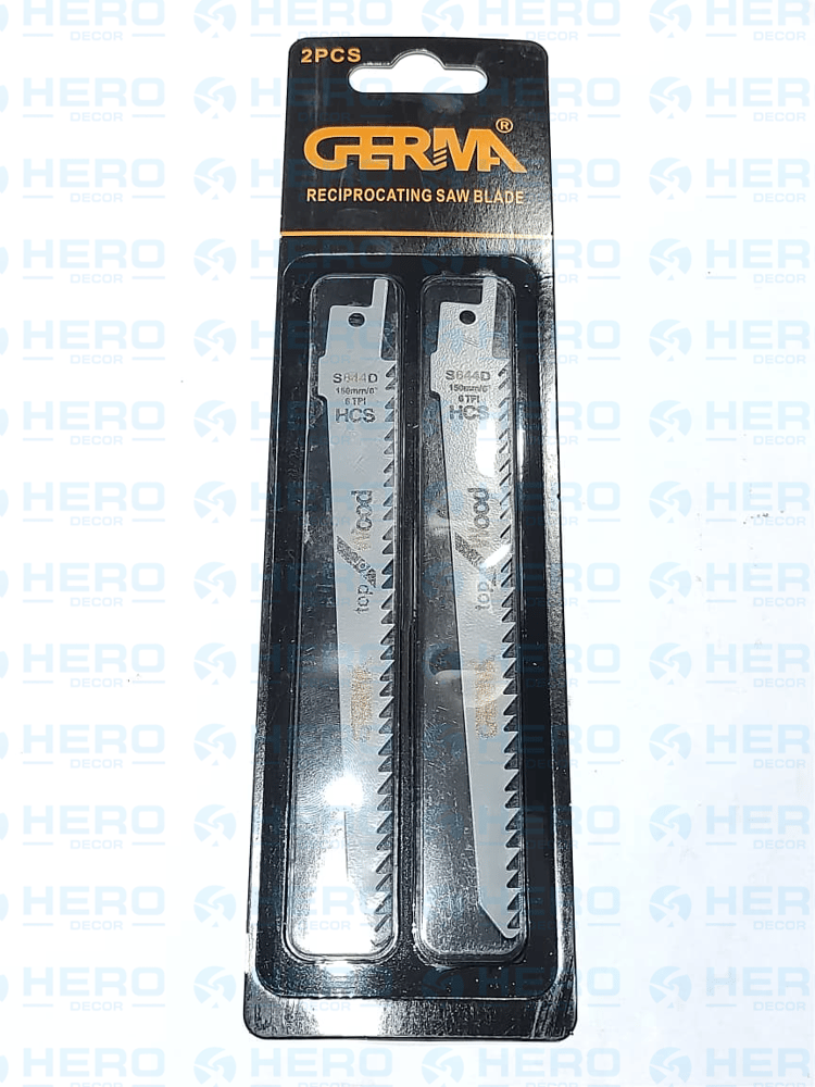 CUT-W150-43 - شفرات معدنية مشار ترددي -قطعتين في العلبة - لقطع الخشب والمعادن طول 150 ملم S644D