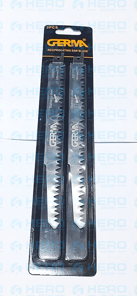 CUT-W240-48 - شفرات معدنية اسنان 5T منشار ترددي - اسنان 5T لقطع الخشب والمعادن طول 240 ملم SS1531L